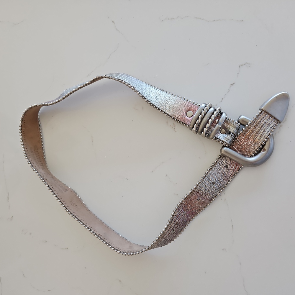 GORGEOUS Leather, Metallic Leatherock Belt